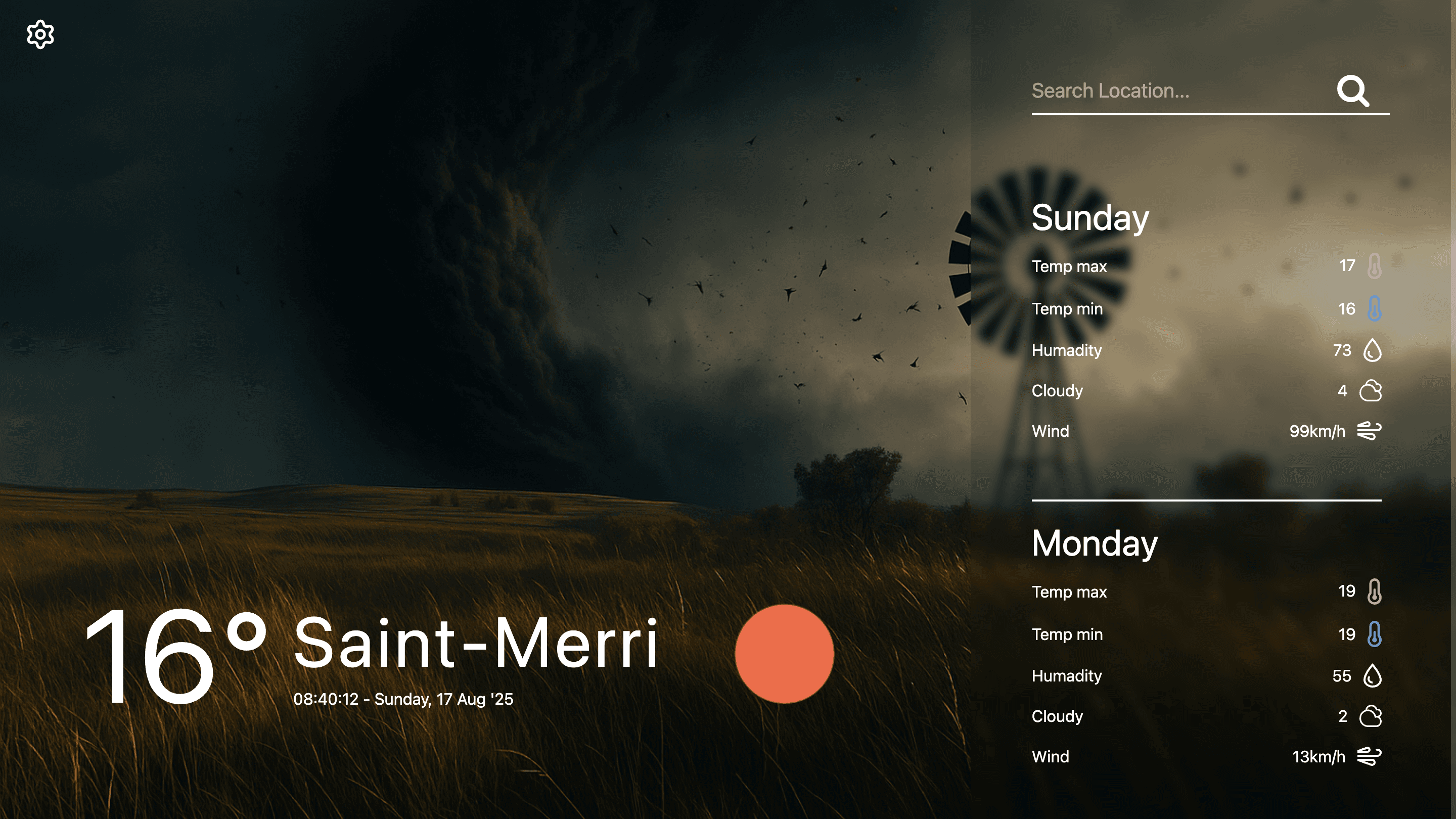 The Weather project image